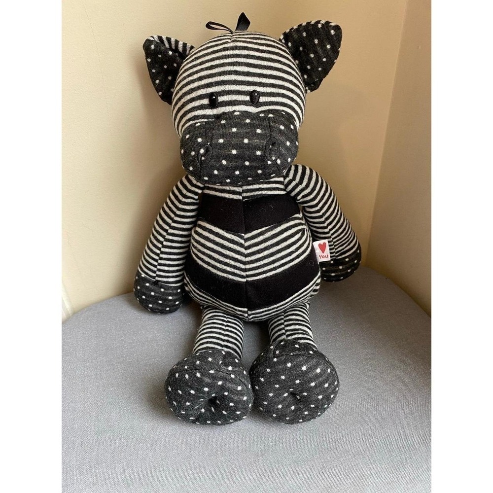 Demdaco Zebra Plush Stuffed Animal Zulu 15" sku51
